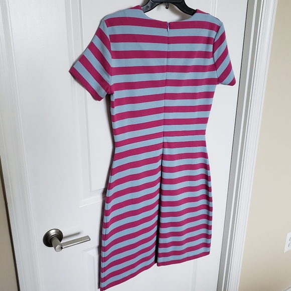 Brooks Brothers Red Fleece Striped A-Line Dress Sz S - Picture 6 of 9